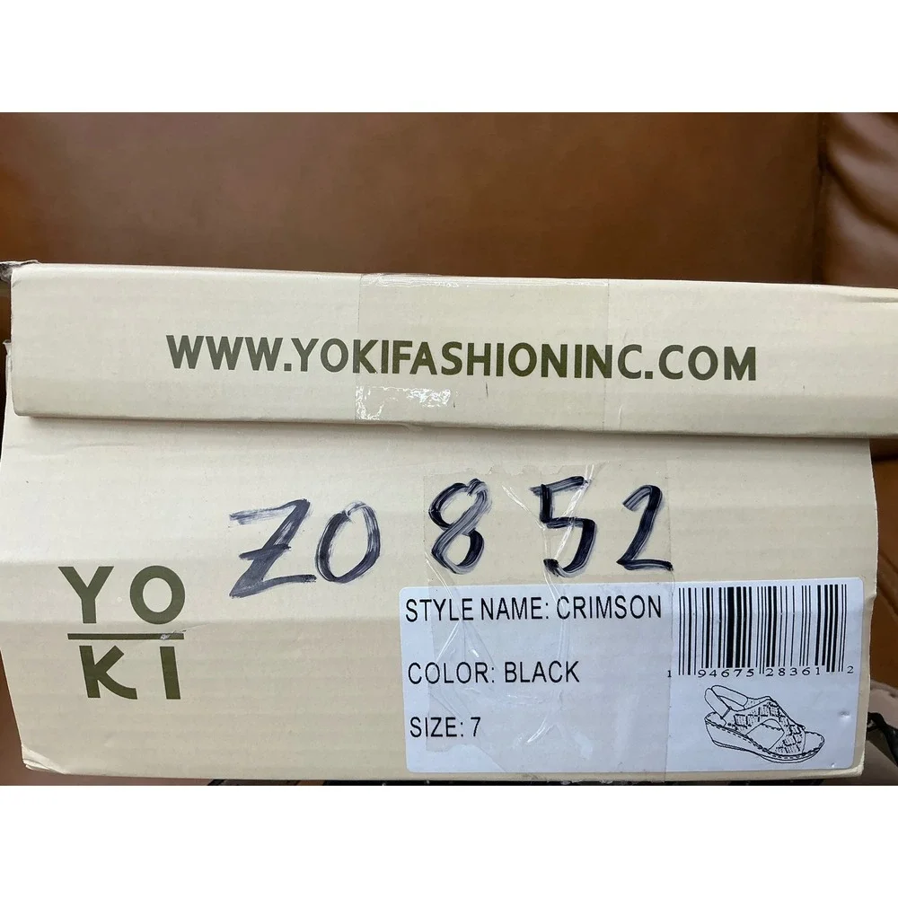 Yoki crimson wedge